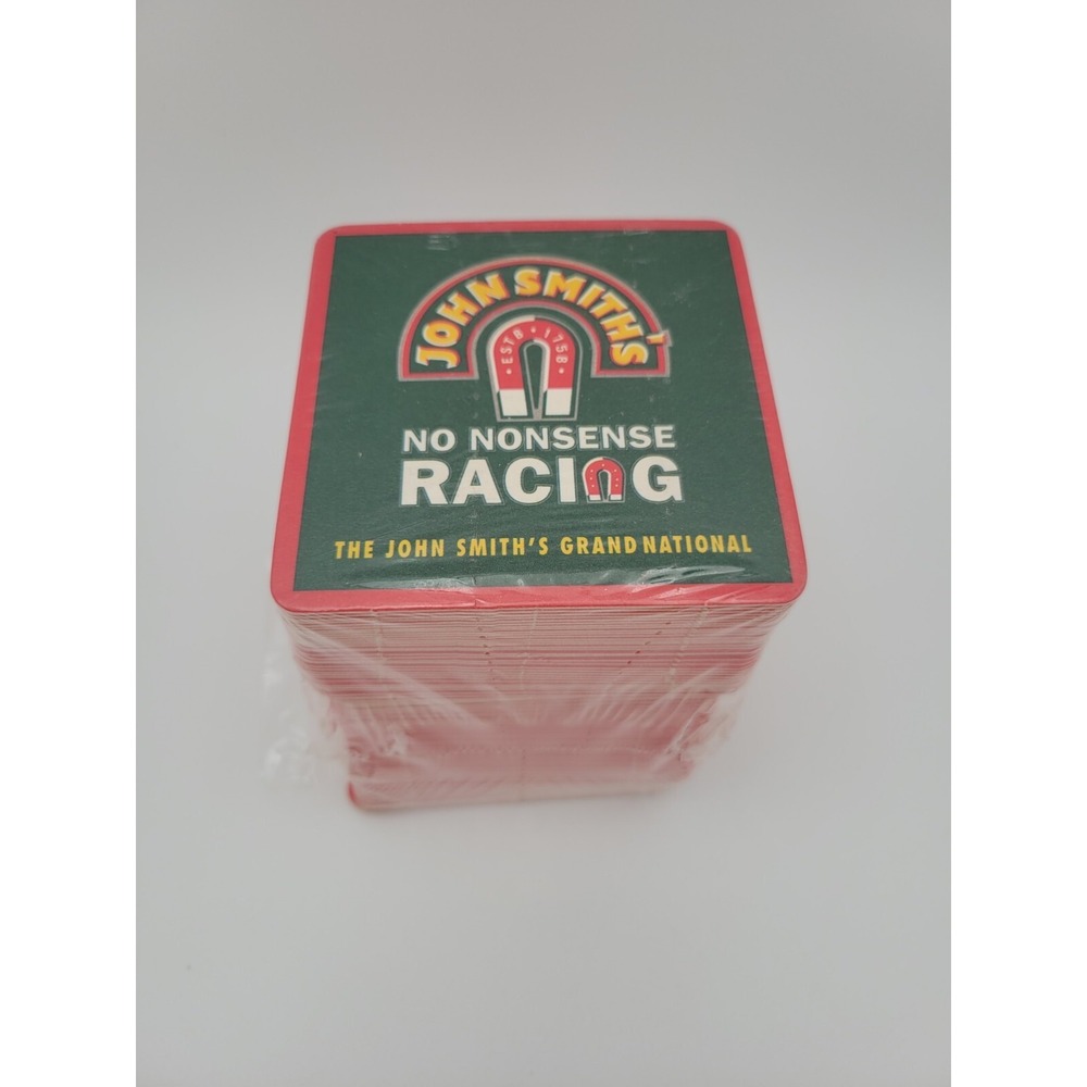 John‎ Smith's horse Racing Grand National Set of 100 New beer coasters bar